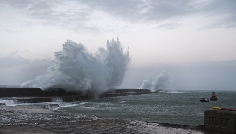 Wave - Alderney Breakwater